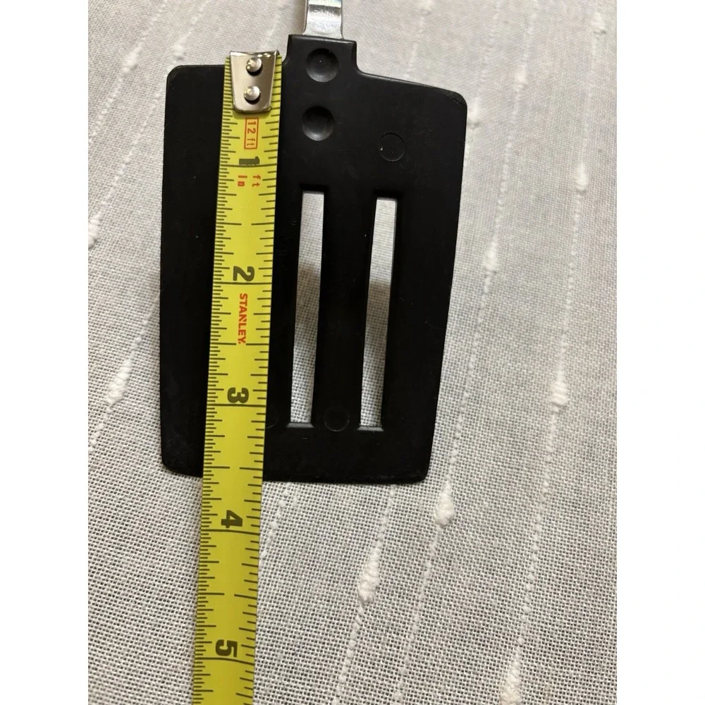 Vintage Clean EKCO Spice of Life Spatula Black Nylon Slotted Flipper Turner USA